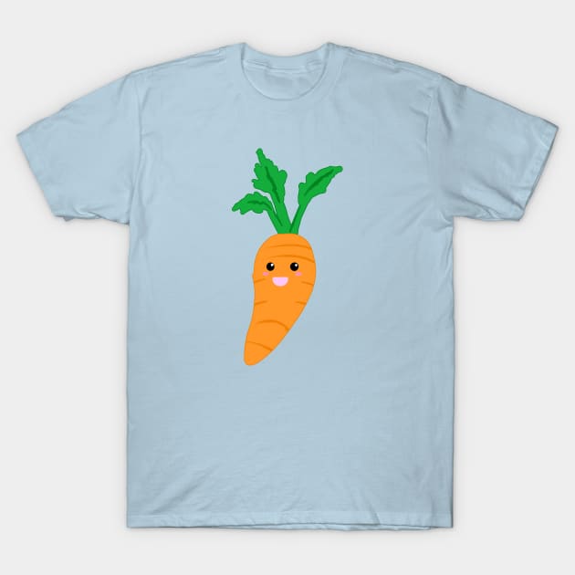 Chibi Carrot T-Shirt by fae_cairuhyn